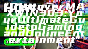 "Discover MAXWIN303: Your Ultimate Guide to Gaming and Online Entertainment"