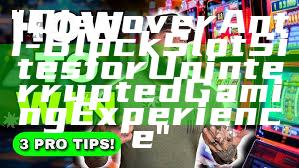 "Discover Anti-Block Slot Sites for Uninterrupted Gaming Experience"