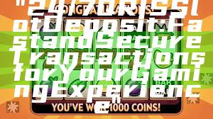 "24/7 QRIS Slot Deposit: Fast and Secure Transactions for Your Gaming Experience"